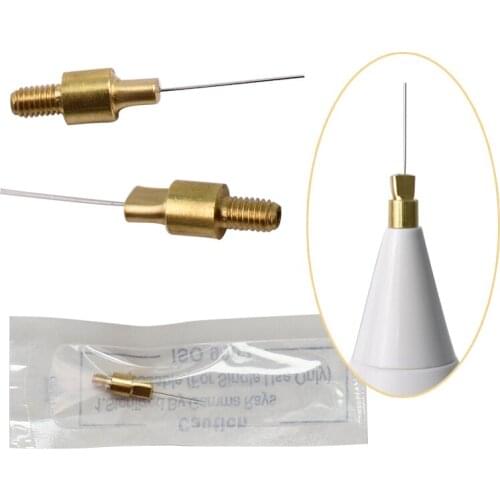 10pcs/Lot Micro Copper Needles Fine Needles For Sweep Spot Skin Tag Mole Freckle Laser Plasma Point Tattoo Pen Machine Needles