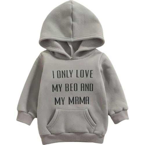 Little Girls Casual Long Sleeve Hoodies Fashion Letter Printing Hooded Dress with Pocket Spring Autumn Sweatshirts Clothing