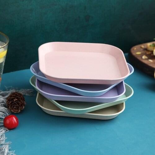 Dropshipping 5 Pieces of Snack Plate Dinner Set Plates Dishes Bowls Sushi Plate Platters and Trays Vegetable Salad Fruit Plate