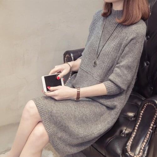 Py1081 2020 spring autumn winter new women fashion casual warm nice Sweater woman female OL Winter dress korean tops