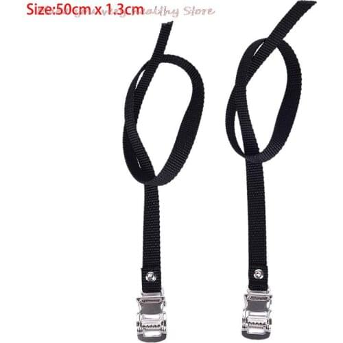 DUUTI 1 Pair Cycle Pedal Non Slip Strap Bike Spinning Cycling Shoe Toe Casing Tie Rope Bike Workout Security Belts