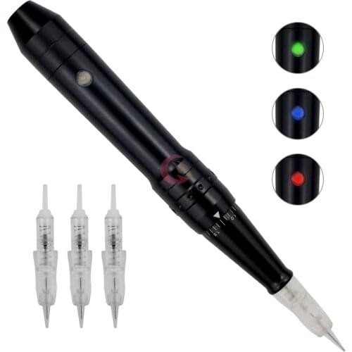 Eyebrow Rotary tattoo machine Cordless Permanent Makeup Demografo Tattoo Supplies Machine Kit for Microshading brows Eyeliner