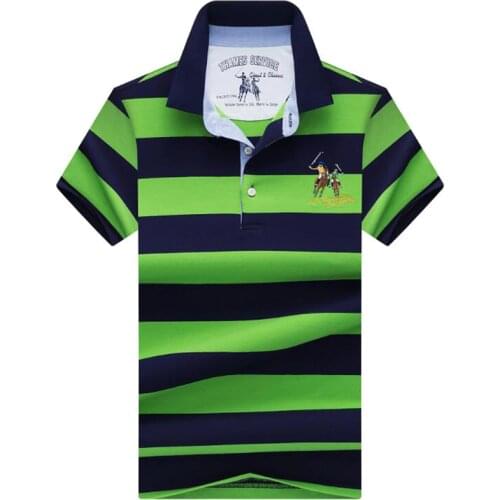 Mens Polo shirts Summer Men Polo Shirt Business Casual High Quality Brand Cotton Stripe Shirt Polo Men Solid polo shirt