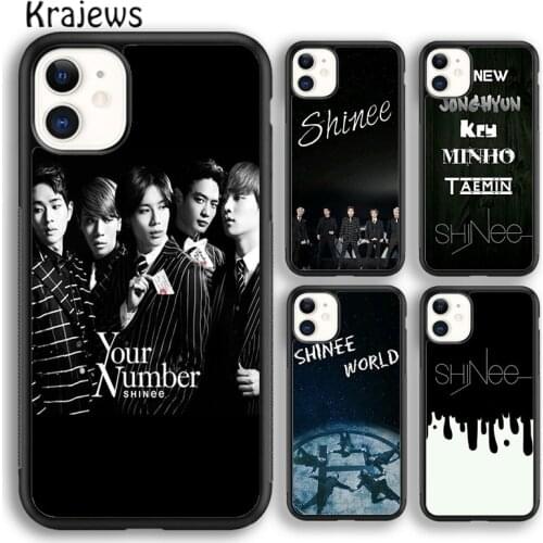 Krajews SHINEE LOGO KPOP JONGHYUN Band Phone Case Cover For iPhone 5s 6s 7 8 plus X XS XR 11 12 pro max Samsung Galaxy S8 S9 S10