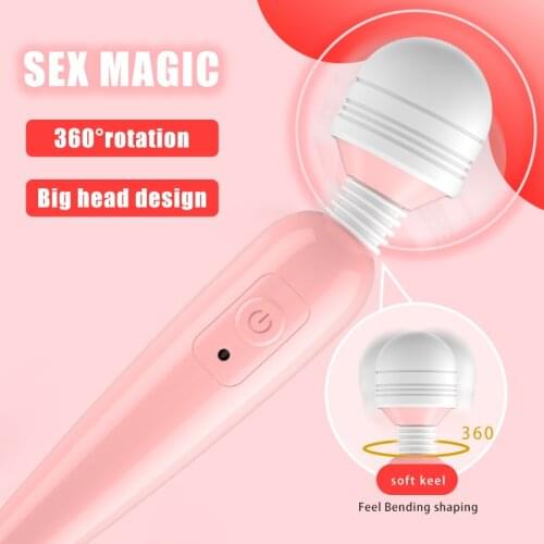 Magic Wand Clit Vibrator Clitoral Stimulator Couple Sex Toys Couple Vibrator Female Sex Tools Multi-Frequency Female Masturbator