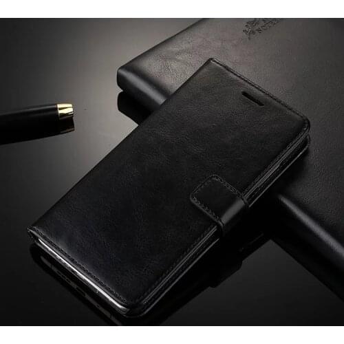 10pcs/lot& Free Shipping New Arrival Crazy Horse Lines Leather Case Stand Wallet Cover With Card Slots For BBK Vivo V3max V3 Max