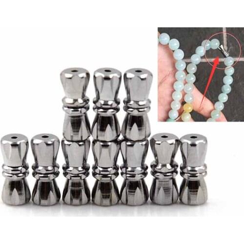 10Pcs/lot Hot Sale New Screw Clasps Stainless Steel Screw Clasps With Safe Snap Lock Fit