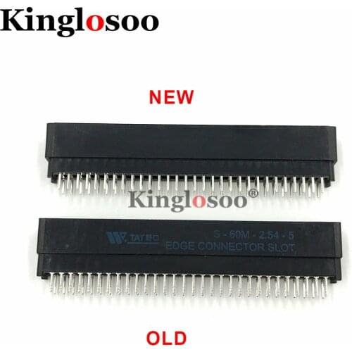 60 Pin Connector Adapter Cartridge Card slot Adaptor for Nintendo Famicom FC Game Console 2.54 mm