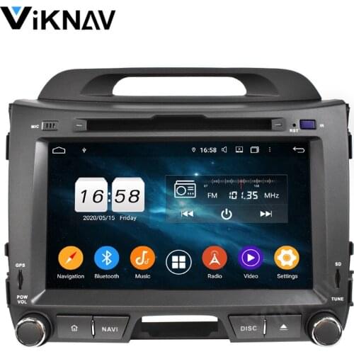 8 inch Android 10.0 Car FOR KIA Sportage R 2012-2015 Radio Stereo Touch Screen Car Multimedia Player 2 din GPS Stereo autoradio