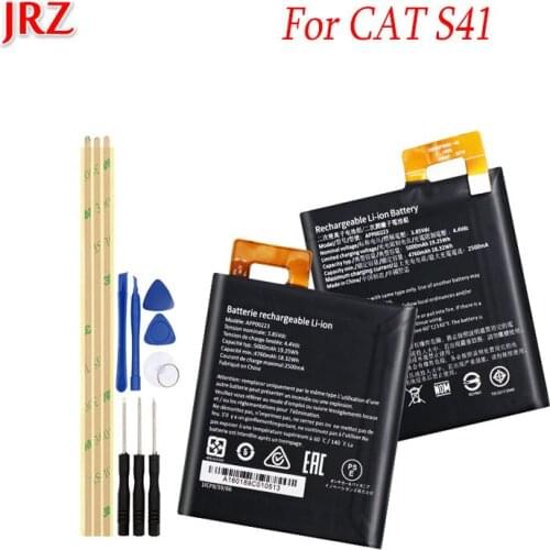 ​For CAT S41 Battery Mobile Phone High Quality Replacement Batterij Batteria For CAT S41 AUCC 5000mAh APP00223 Batterie+Tools