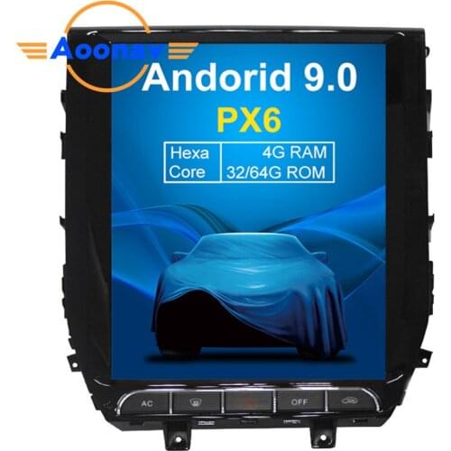 AOONAV 12.1 inch car DVD player vertical screen for Toyota Land Cruiser LC200 2016+ car GPS navigation multimedia player