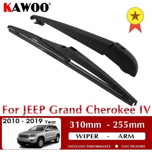 KAWOO Car Rear Wiper Blades Back Window Wipers Arm For JEEP Grand Cherokee Hatchback 2010 - 2019 Auto Windscreen Car Accessories