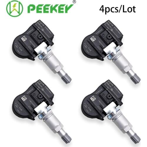 PEEKEY 4PCS Tire Pressure Monitor Sensor TPMS 40700-4GA0B For Nissan Infiniti Q50 3.5L 3.7L 2014 2015 315MHz 40700-4GA0A