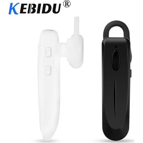 Ear Hook Bluetooth Earphone Handsfree Car Kit Stereo Bass Headset Earloop Wireless Safe Driving Earpiece Calling Music Earbud D1