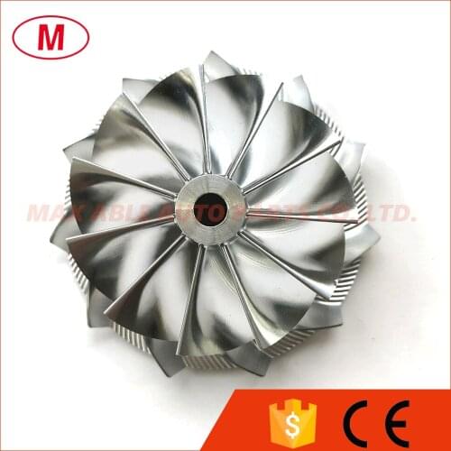 GT2871 452546-0005 53.11/70.98mm 11+0 blades Racing Performance Turbocharger Turbo Billet compressor wheel for 452546-0005/Trim