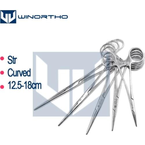 Halstead Mosquito Crile Artery Kelly Forceps Str Cof 125mm 140mm 160mm 180mm veterinary instruments Spencer Wells Artery Forceps