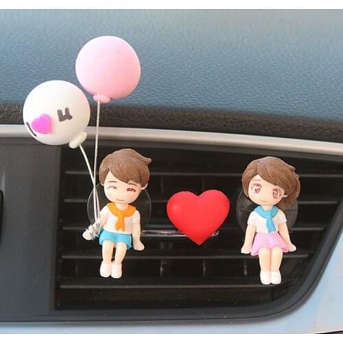 Cartoon Clip-On Ornament Automotive Fragrance Diffuser Car Interior Decorations Excellent Gifts for Driver B36B