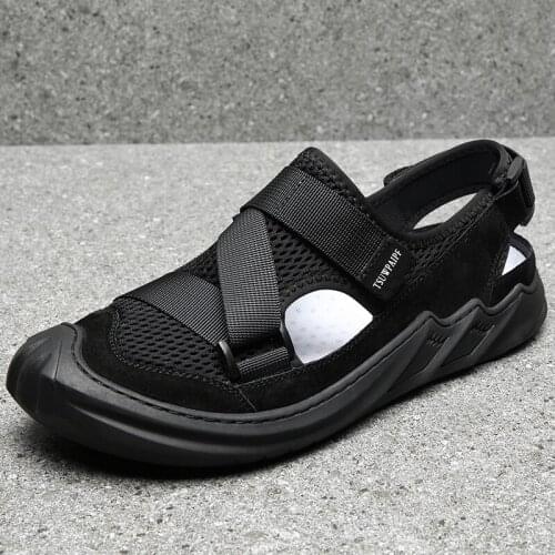 Zandalias mens sport shoes man outdoor 2019 for leather verano casual herren romanas sandal homme heren hombre da sandale mens