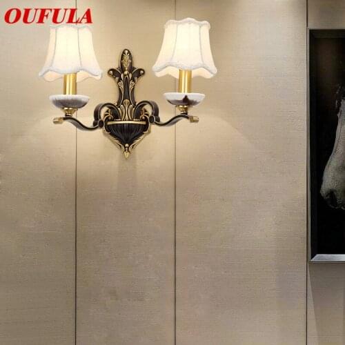 BROTHER Indoor Wall Lamps Fixture Copper Modern LED Sconce Contemporary Creative Decorative For Home Foyer Corridor Bedroom