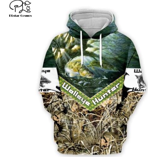 Fishing 3d all over Printed Unisex hoodies Harajuku Fashion Casual Hooded Sweatshirt zip hoodies drop shipping