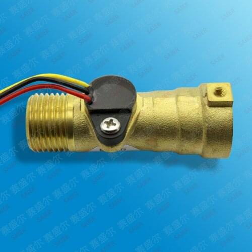 Water Flow meter flowmeter fuel gauge Hall flow sensor inductive switch counter indicator G1/2 DN15mm 1-30L/min DC4.5V-18V