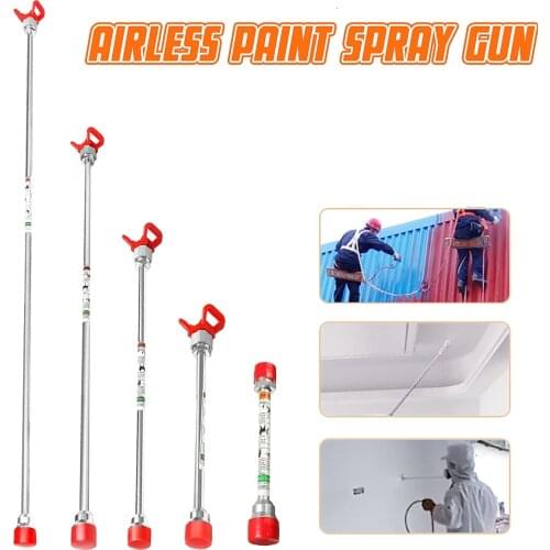 Airless Paint Sprayer Tip Extension Pole Spray Guns Fits For Titan Wagner 20cm/30cm/50cm/75cm/100cm Spray Guns Nozzle Tool Parts