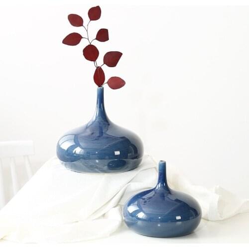 Light Luxury Ceramic Vase Modern Minimalist Home Soft Decoration Vase Decoration Home Jarrones Decorativos Moderno