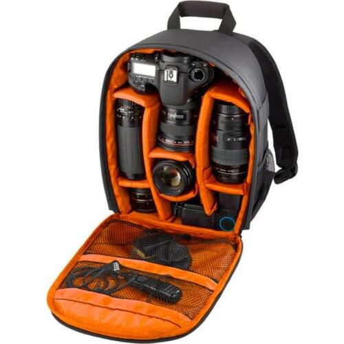 Video Digital DSLR Bag Multi-Functional Camera Backpack Outdoor Waterproof DSLR Camera Photo Bag Carrying Case For Nikon Canon