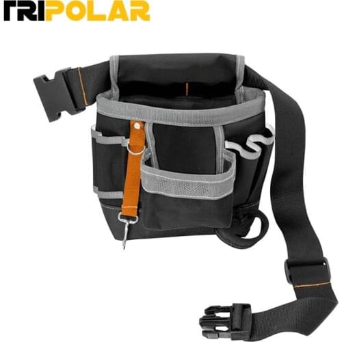 600D Oxford Tool Bag Belt Waist Bag Pouch Waist Pocket Outdoor Work Hand Tools Hardware Storage Electrician Gardening Tool