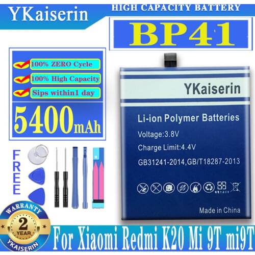 YKaiserin Xiaomi Redmi 9T Phone Batteries