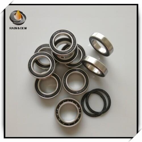 10Pcs S6802RS ABEC-7 6802 RS Ball Bearing Stainless Steel Bearing 15x24x5 mm