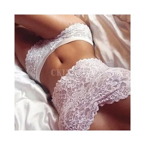 100Pcs/Lot Womens Sexy Corset Lace Push Up Vest Top Girl Bra + Pants Set Underwear Suit Bikini