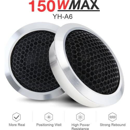 2PCS Car Mini Dome Tweeter Speaker Loud Speaker High Efficiency Loudspeaker Audio Sound car tweeter for DIY Car Audio Systems