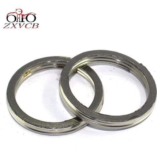2 PCS For SUZUKI DR250 AN DR 400 250 S AN400 2003-2006 AN400S 2004 2005 2006 AN400SS 2006 AN400Z engine Exhaust Pipe Gasket 0000