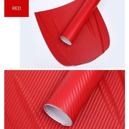 30cm*127cm DIY 3D Carbon Fiber Vinyl Car Wrap Sheet Roll Film Car Styling Motorcycle Car Stickers Decal Car Accessories