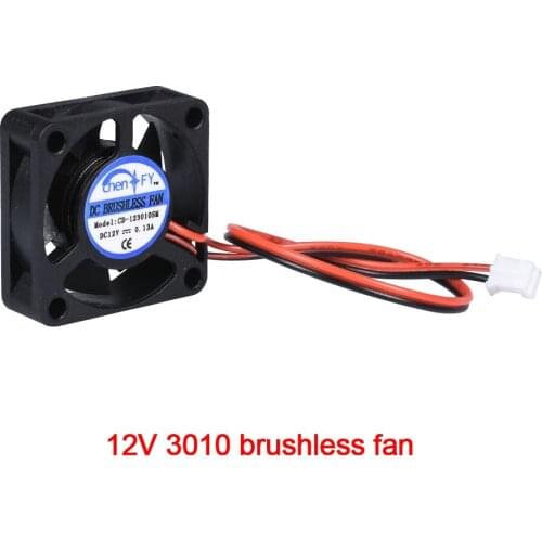 3010s Fan 12V 30x30x10mm 2Pin DC Cooler Small Cooling Fan Cable Length 15cm Brushless Fan Radiator For 3D Printer Parts Reprap