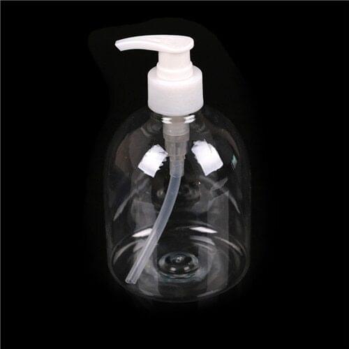 500ml Hand Pump Plastic Bathroom Hotel Liquid Soap Foam Dispenser Clear Foam Make Up Shampoo Lotion Containers