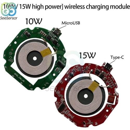 10W 15W QI Fast Wireless Charger PCBA Module Transmitter Circuit Board Wireless Charging Diy Circuit Board