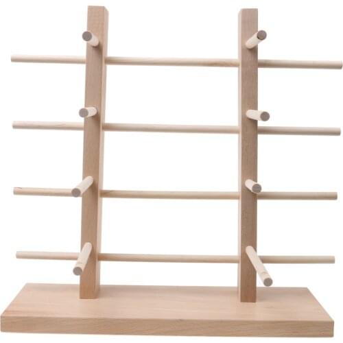 Wood Sunglass Glass Rack Frame Display Counter Stand Holder Organizer 2-Row 3/4/5/6-Layer