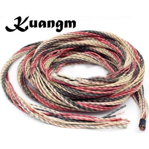 Hifi 5M pure copper 3mm Hi-End AMP VCD DVC CD plater power cord Speaker Audio Bulk cable