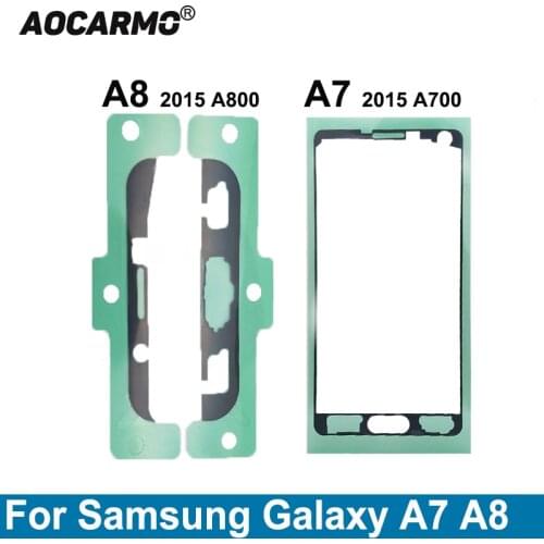 Aocarmo For Samsung Galaxy A7 (2015) A700 A8 (2015) A800 Glue Tape Screen Adhesive LCD Front Sticker