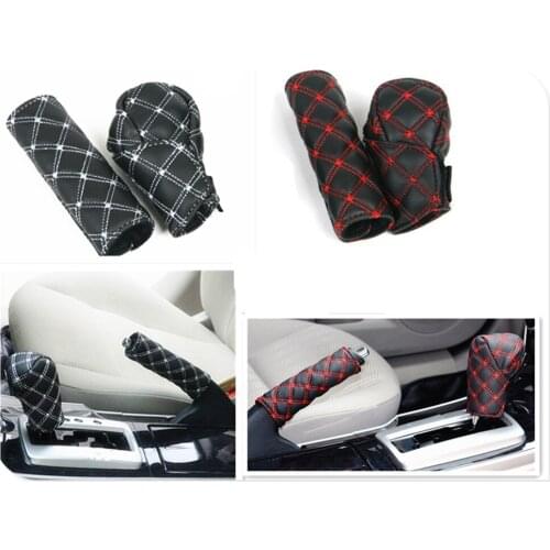 Car interior hand brake shift knob cover gear box 2 pieces / set for BMW X7 X1 M760Li 740Le iX3 i3s i3 635d 120d 120i