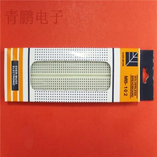MB - 102 high quality bread board PCB bread board experiment board universal board 165 * 55 * 10 mm