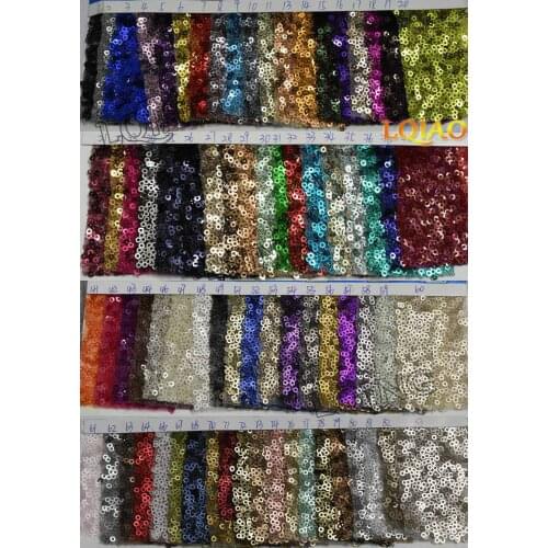Customize 3mm Sequin Fabric Color Card-Can accept more color OEM customize