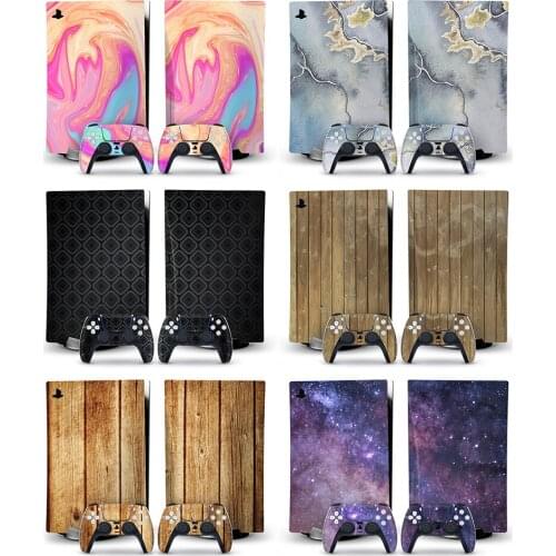 New design for PS5 disk Skin Sticker Decal Cover for Playtation 5 Console and 2 Controllers PS5 disk Skin Sticker