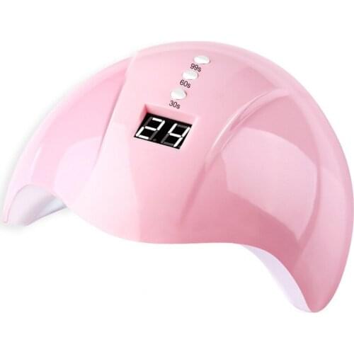 36W New Pink Nail Art Phototherapy Machine Quick Drying Smart LED/UV Nail Lamp Sensor Nail Machine