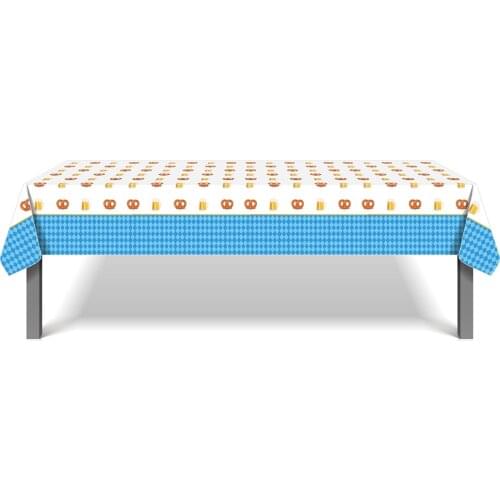 130*220cm PE German Oktoberfest Beers Bread Carnivals Theme Birthday Party Tablecovers Disposable Tablecloths Party Decoration