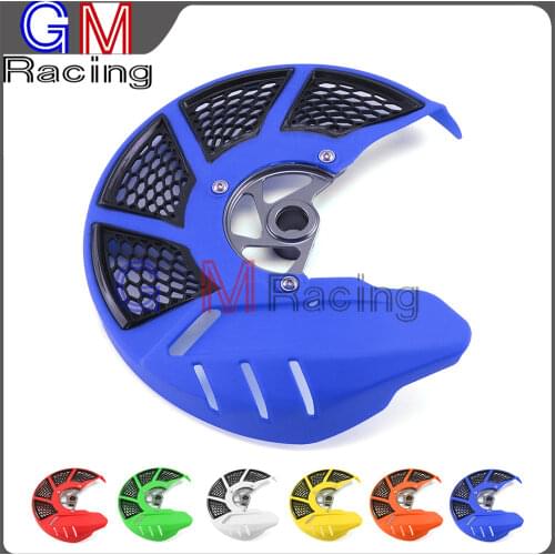 Motorcycle Front Brake Disc Rotor Guard Protector Cover For YAMAHA YZ125X YZ250X YZ250F YZF250 YZ450F YZF450 WR250F WR450F 06-16