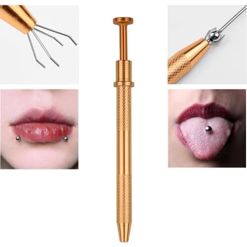 Professional Jewelry Holder Bead Pick-up Tool Diamond Gems Prong Tweezers Catcher Grabbers with 4 Claws for Jewelry Making Tool