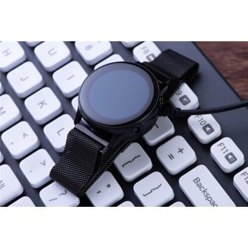 Smart watch charger dock holder for Samsung Galaxy watch Active SM-R500 wireless charger holder USB magnetic fast charger cables